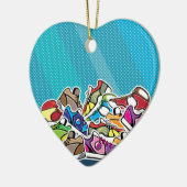 Stapel der SchuhvektorPopkunst Keramikornament (Links)