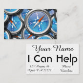 Stapel der Seekompassse Visitenkarte (Vorne/Hinten)