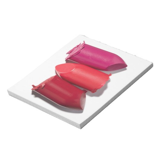 Stapel gebrochener Lippenstift Notizblock (Rotiert)