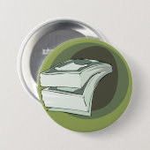 Stapel Geld Bargeld Grüne Scheine Button (Vorne & Hinten)
