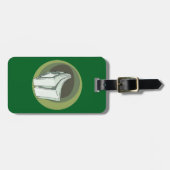 Stapel Geld Bargeld Grüne Scheine Gepäckanhänger (Vorderseite horizontal)