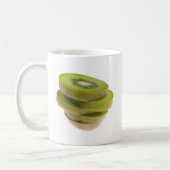 Stapel geschnittene Kiwi Kaffeetasse (Links)