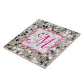 Stapel Glitter Monogramm Display Tile Fliese (Seite)