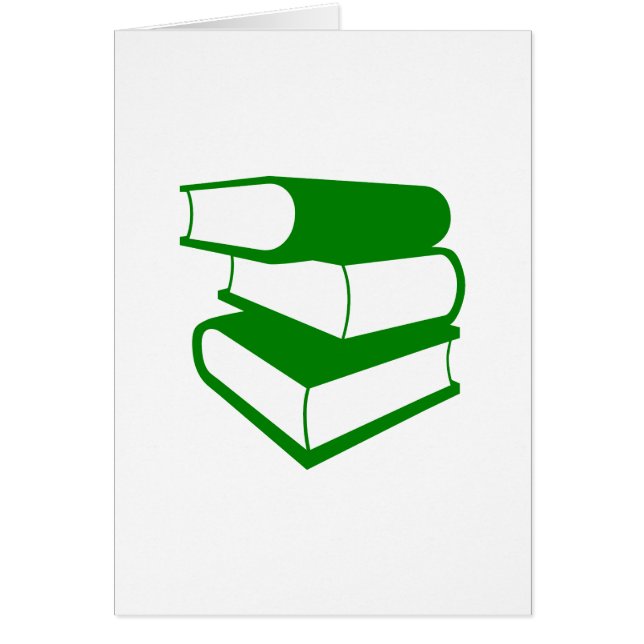 Stapel grüner Bücher (Vorne)