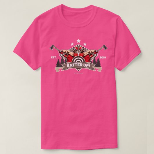 Stapel hoch T-Shirt (Design vorne)