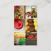 Stapel macaron Kästen Visitenkarte (Rückseite)