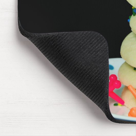 Stapel mit Jacken Mousepad (Ecke)