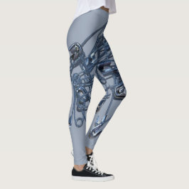 Stapel O Button-Leggings Leggings