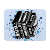Stapel Reiseführer Magnet (Horizontal)