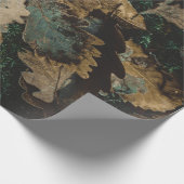 Stapel verschiedener Blätter Foto Geschenkpapier (Ecke)