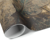 Stapel verschiedener Blätter Foto Geschenkpapier (Rolleneckpunkt)