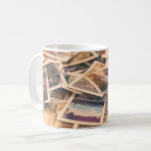 Stapel Vintage-Fotografien Kaffeetasse (Vorderseite Links)