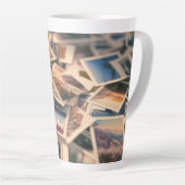 Stapel Vintage-Fotografien Milchtasse (Rechte Ecke)