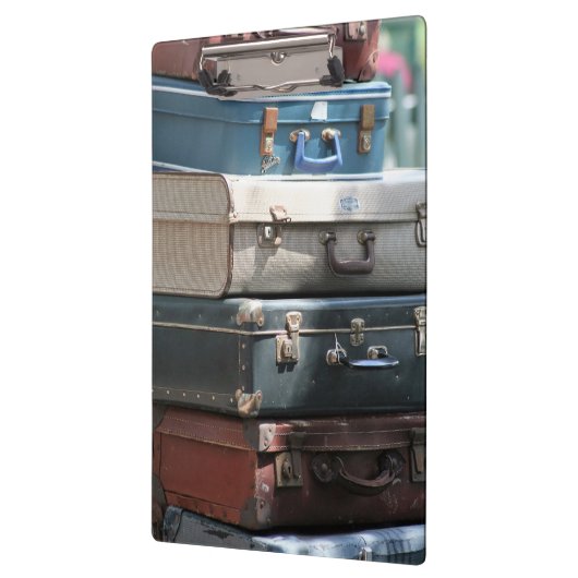 Stapel Vintager Koffer Klemmbrett (Links)