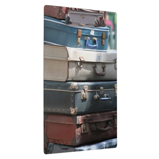 Stapel Vintager Koffer Klemmbrett (Rechts)