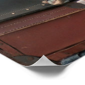 Stapel Vintager Koffer Poster (Ecke)