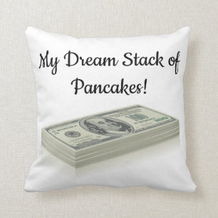 Stapel von 100 Dollar-Schein-Kissen Kissen