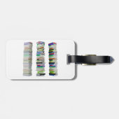 Stapel von Gepäckanhängern Gepäckanhänger (Rückseite horizontal)