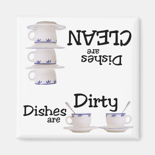 Stapel von Geschirrspüler Magnet (Vorne)