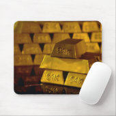 Stapel von Goldbarren Mousepad (Mit Mouse)