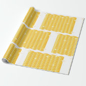 Stapel von Goldmünzen Geschenkpapier (Ungerollt)