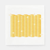 Stapel von Goldmünzen Serviette (Vorderseite)