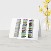 Stapel von Grußkarten für Bücher Karte (Gelbe Blume)