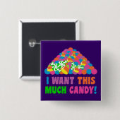 Stapel von Halloween-Süßigkeit Button (Vorne & Hinten)