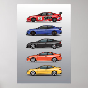 Stapel von Holden Monaros Poster