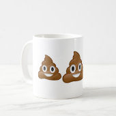 Stapel von kacken emoji Tasse (Vorderseite Links)