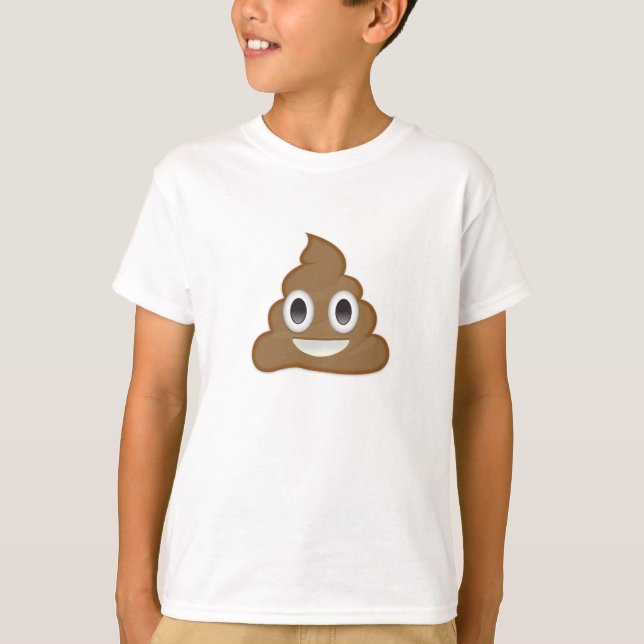 Stapel von Poo Emoji T-Shirt (Vorderseite)