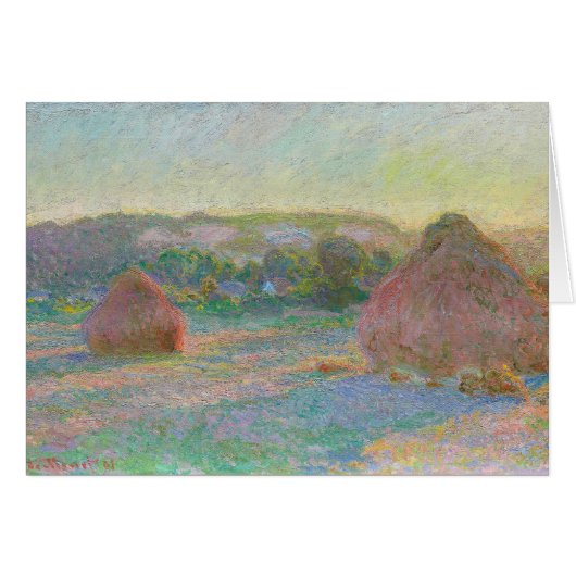 Stapel von Wheat Summer Claude Monet Artwork (Vorderseite (Horizontal))