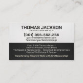 Stapeldienste - Stapelebenen Visitenkarte (Rückseite)