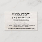 Stapeldienste - Stapelebenen Visitenkarte (Rückseite)