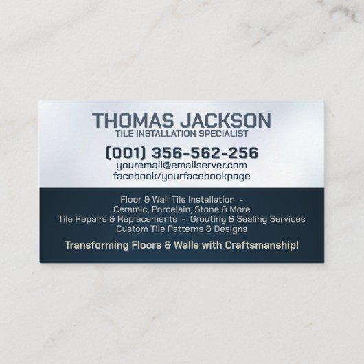 Stapeldienste - Stapelebenen Visitenkarte (Rückseite)