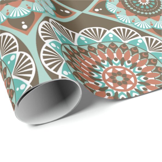 Stapelmuster Geschenkpapier (Rolleneckpunkt)