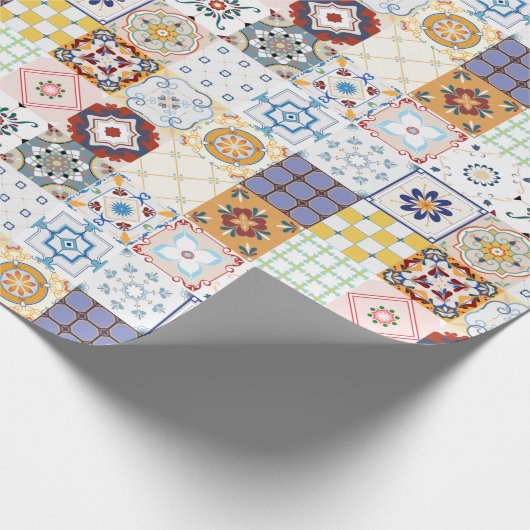 Stapelmuster Geschenkpapier (Ecke)