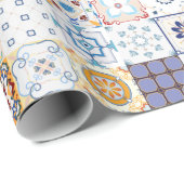 Stapelmuster Geschenkpapier (Rolleneckpunkt)