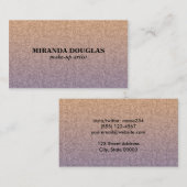 Stapelmuster Visitenkarte (Vorne/Hinten)