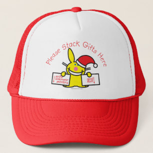 Stapeln Sie bitte Geschenke hier Truckerkappe