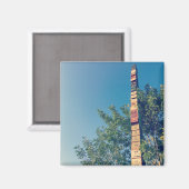 Stapelschränke in Burlington-Vermont Magnet (Vorderseite/Rückseite)