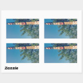 Stapelschränke in Burlington-Vermont Rechteckiger Aufkleber (Blatt)