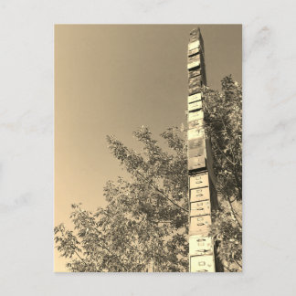 Stapelschränke in Burlington-Vermontpost Postkarte