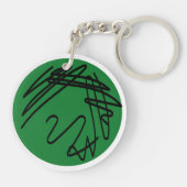 Staph aureus und Salmonella typhi Kultur Schlüsselanhänger (Rückseite)