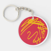 Staph aureus und Salmonella typhi Kultur Schlüsselanhänger (Vorderseite)