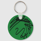 Staph aureus und Salmonella typhi Kultur Schlüsselanhänger (Rückseite)