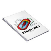 Staph nur (Bakteriendiagramm Prokaryote Bakterien) Notizblock (Rechte Seite)