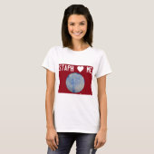 StaphyloLiebe ich rot T-Shirt (Vorne ganz)