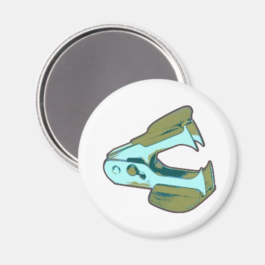 Stapler 2 Zoll runder Magnet (Vorderseite/Rückseite)