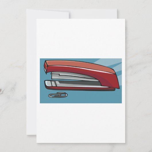 Stapler Einladung (Vorderseite)